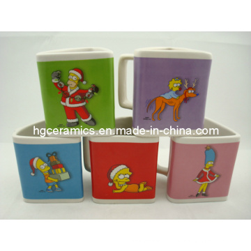 Tasse Pringting de Noël, Tasse Triangle